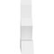 Ekena Millwork Saratoga Architectural Grade PVC Gable Bracket, 60"W x 27 1/2"H x 6"D x 6"F, 11/12 Pitch GBP060X28X0606SAR00 - alternate 5